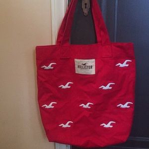 Hollister Red Tote bag